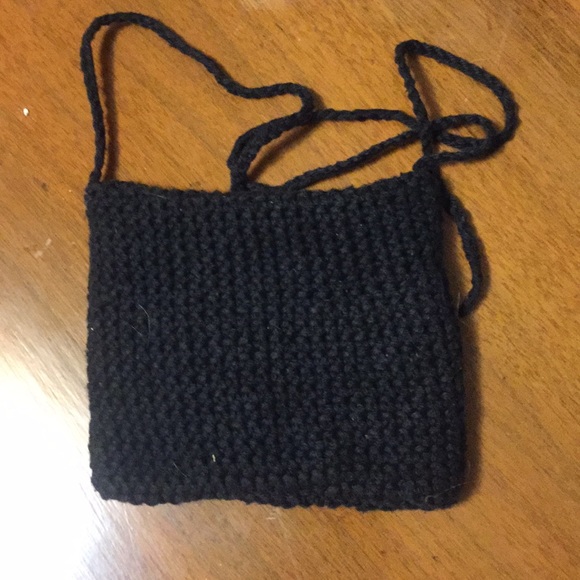 Handmade knit purse - Picture 2 of 5